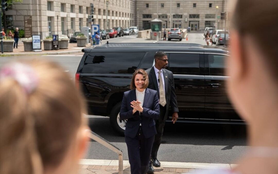 Dyplomatyczna ofensywa Cichanouskiej w Stanach Zjednoczonych